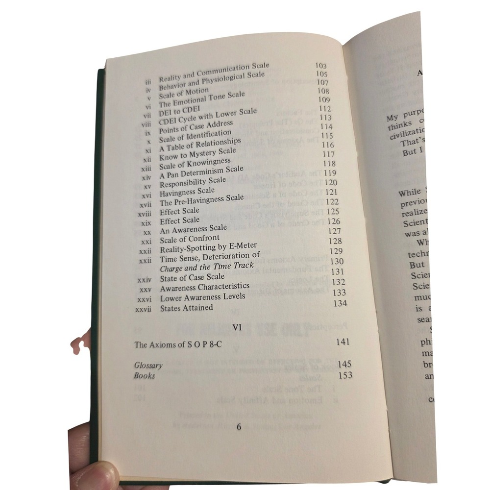 Scientology 0-8‎ The Book of Basics L. Ron Hubbard 1970 First American Edition - Picture 6 of 7